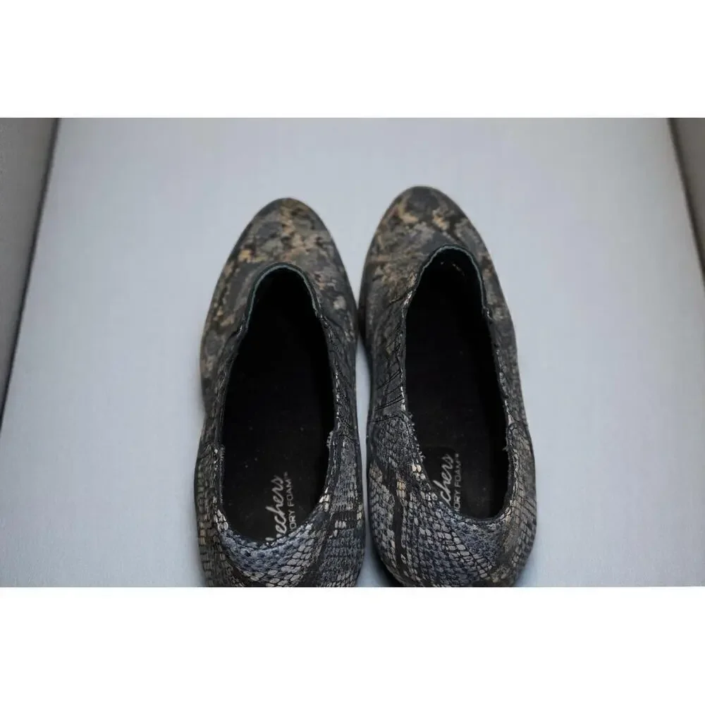 Skechers Faux Snakeskin Chelsea Boots Men’s Size 10 | Western-Inspired Slip-On